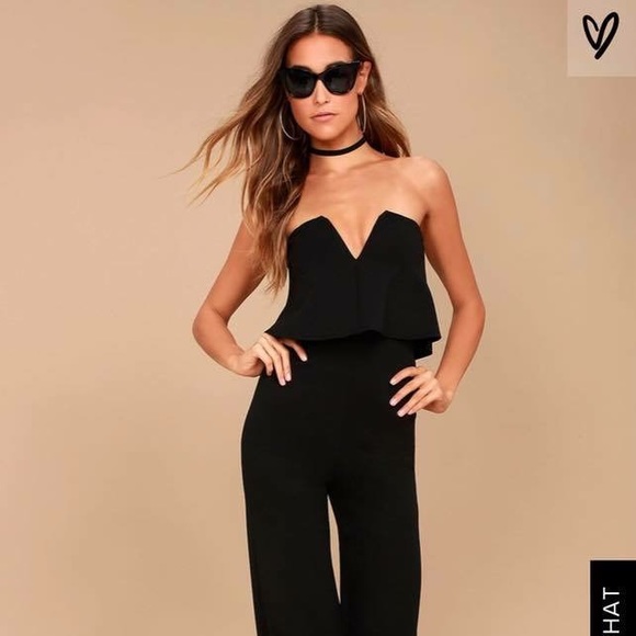 Lulus Pants - Lulus Strapless Jumpsuit